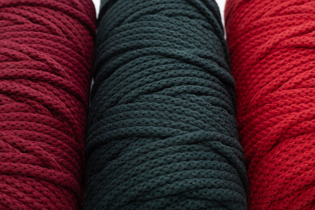 Cotton Braided Crochet Cord - 5mm ♻️ – Namaari